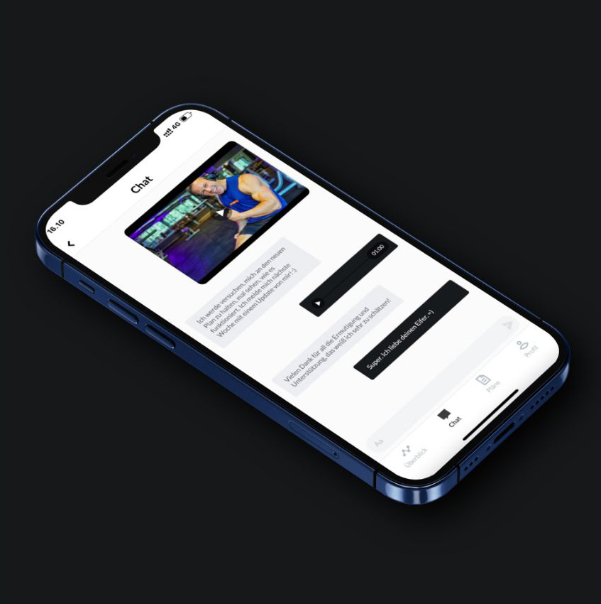 Online Coaching App - chat with coach Albert