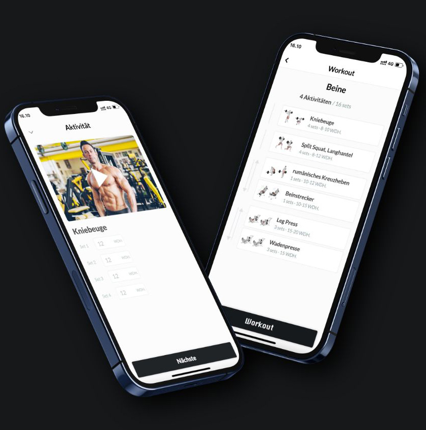 Online Coaching App - customised workout plans